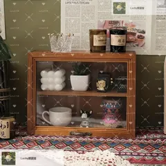 再お値下げ★ヴィンテージ、ミニデカールキャビネット お値下げ☆ヴィンテージ、ミニデカールキャビネット