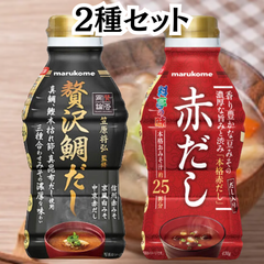 マルコメ 液みそ みそ汁 賛否両論 贅沢鯛だし 赤だし 各430g 【2種セット】 料亭の味 鯛 赤味噌 赤みそ だし入り 出汁 笠原 監修 みそ 味噌 味噌汁