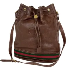 GUCCI 巾着　GGスプリーム　ロゴ　オールドグッチ　バッグ GUCCI - 希少 オールドグッチ ショルダーバッグ 巾着 ミニ