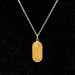 Cartier カルティエ プレート ロゴ 刻印 ネックレス チャーム - メルカリ