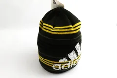 アディダス ニットキャップ 帽子 ボーダー スポーツ ブランド 未使用 メンズ ﾌﾘｰサイズ カーキ adidas 【中古】