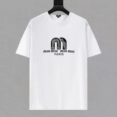 【今日特価】MIU MIU ミューミュー 25ss プレミアムアートプリント T シャツ