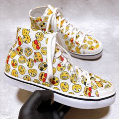 希少・29cm】Reebok ベルリン ミッド 絵文字プリント スニーカー 