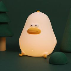 ナイトライト かわいい LED ランプ アヒル型 あひる型 USB充電式 HL-17【ダック 鳥 子供部屋 授乳 ライト かわいい  間接照明  おやすみライト 枕元 ライト 寝室用 出産祝い 誕生日 プレゼント 赤ちゃん 子供 ギフト】