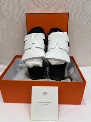エルメス　シプレ ホワイト　38 HERMES エルメス シプレ ホワイト 黒 / エクリュ サイズ43