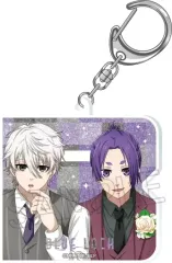 【中古】キーホルダー 凪誠士郎＆御影玲王 グリッターキーホルダー 「ブルーロック」
