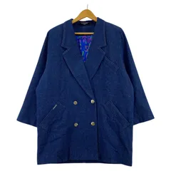 華麗✨レオナール　スポーツ　ジャケット　ハイジップ　ブルゾン　ブルー　40 華麗✨レオナール スポーツ ジャケット ハイジップ ブルゾン ブルー 40