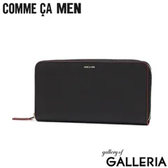 コムサメン 長財布 メンズ レディース ブランド 大容量 COMME CA MEN 財布 ロングウォレット 小銭入れあり Cole 束入れ WCM6753 ブラック×レッドのサムネイル