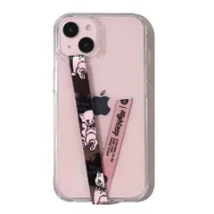 【特価セール】落下防止 フィンガーストラップ ワイヤレス充電対応 ハンドストラップ phonestrap Highloop】スマホケース (original) フォンストラップ (94.かわいらしい猫) 【ハイループ