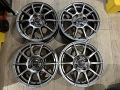 【2506000】A-TECH SCHNEIDER StaG 14インチ 5.5J +38 PCD100 4H タンク ルーミー トール パッソ ブーン ジャスティ ヤリス ヴィッツ シエンタ ポルテ ノート デミオ フィット 等