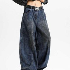 FEAR NO EVIL ブラックバルーンワイドデニム 30inch 美品 - メルカリ
