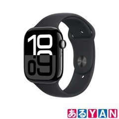 [YAN] (未使用・未開封 訳あり) アップル Apple Watch Series10 MWY33J/A（GPS + Cellularモデル）- 46mmジェットブラックアルミニウムケースとブラックスポーツバンド S/M 2000000009322