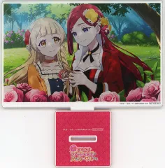 【中古】アクリルスタンド・アクリルパネル プライド＆ティアラ アニメ描き下ろしアクリルスタンド 「悲劇の元凶となる最強外道ラスボス女王は民の為に尽くします。Blu-ray BOX」 アニメイト限定全巻購入特典