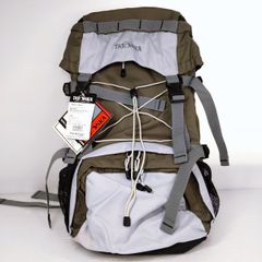 【中古品】TATONKA タトンカ ニュークロスツアー25 登山用リュック ザックカバー内蔵 カーキ〇YR-53614〇
