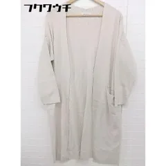 ◇ Simplicite シンプリシテェ 長袖 ロング ニット カーディガン ベージュ レディース 【中古】 【1106030002775】