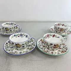 【値下げ中】MINTON ミントン　ハドンホール　ティーカップセット 4客