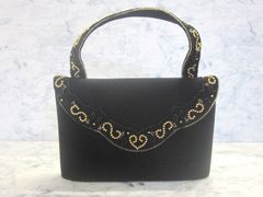 Lumy ルミー ビーズバッグ パーティバッグ アクセサリーバッグ ブラック【中古】MN2013NAK【Shops 匿名配送】