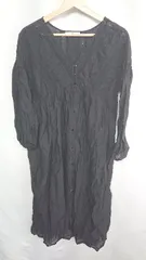 ◇ Sonny Label URBAN RESEARCH レース 長袖 ロング丈 ワンピース サイズF ブラック レディース E  【1408220045792】