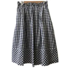 美品✨ トリコ コムデギャルソン S ロングスカート チェック フレア 青 緑 tricot COMME des GARCONS(トリココムデギャルソン) 90's