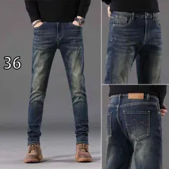 [36]春 コーデ メンズ 用 服 シンプル ファッション オシャレ 大人 かっこいい 大きいサイズ ストリート 紳士服 ジーンズ スリムフィット レトロ ストレッチ カジュアル ロング パンツ