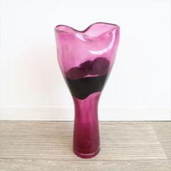 60s 東ドイツ Lauscha Glass ラウシャ ガラス 花瓶 - メルカリ