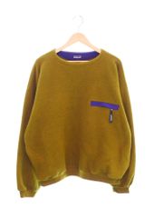 パタゴニア PATAGONIA 90s 90's 90年代 USA製 ボートネックフリース プルオーバー マスタードカラー 25150F0 スウェット イエロー LLサイズ 103MT-1952