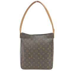 【本物保証】 ルイヴィトン LOUIS VUITTON モノグラム ルーピングGM M51145 ワンショルダーバッグ