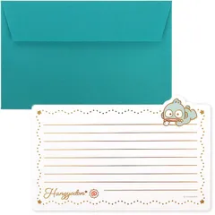 ハンギョドン レターセット 金箔押し シンプルデザイン文具 サンリオ sanrio
