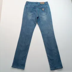 GUESS(ゲス) デニム サイズ 27 スリム スパン糸 ライトブルー レディース ウォッシュ A2244
