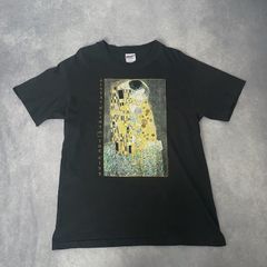 90s Tシャツ クリムト Klimt 接吻 アート art ヴィンテージ 古着