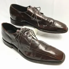 試着交換OK！イングランド製　LOAKE/ローク【size9　27.5　ダーク茶/BROWN】スワールモカ　ビジネスシューズ　Vintage/メンズ 菅NO.WZG-49<sale>のサムネイル
