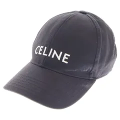 CELINE ブラック ベースボールキャップ L CELINE ベースボールキャップ / コットン - ブラック | CELINE