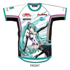 初音ミク レーシング 2013ver. フルグラフィックTシャツ WHITE/Mサイズ VOCALOID SUPER GT 2013