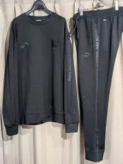 PUMA プーマ パラメヒコ プルオーバートップ パンツ 上下 セットアップ 黒 XXL
