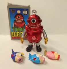 激希少】 がんばれロボコン 超合金 当時物 赤いボディのG級ロボット
