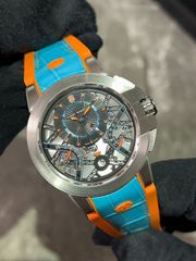 【限定50本】Harry Winston(ハリー・ウィンストン) オーシャン ザリウム バリエーションターコイズ/オレンジ【2023年12月印】【中古品】【OCEABI42ZZ004】
