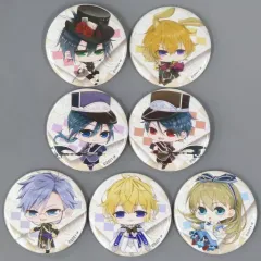 【中古】バッジ・ピンズ [単品] 集合 ちびキャラ缶バッジ7種セット 「Switchソフト スペードの国のアリス ～Wonderful White World～ ebtenDXパック」 同梱特典