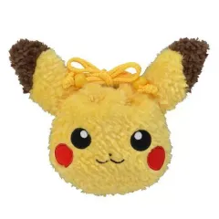 【中古】バッグ(キャラクター) ピカチュウ(ぬいぐるみフェイス) 巾着 Pikachu’s Closet 「ポケットモンスター」 ポケモンセンター限定