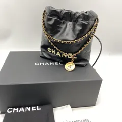 CHANEL シャネル 22 ミニ ハンドバック ブラック 黒 8760 CHANEL シャネル シャネル22 ミニハンドバッグ ショルダーバッグ