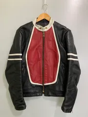 ★ビンテージ★USA製VANSONバンソン RJP VANSON バンソン RJP シングル ライダース ブラック系 40【中古