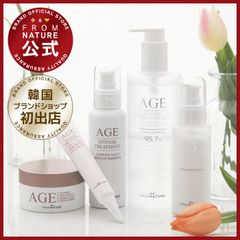 フロムネイチャー AGE エイジインテンストリートメント ジンセンゴールドエディション 5点セット (化粧水＋クリーム＋化粧水＋乳液＋アイクリーム) スキンケアセット ガラクトミセス 高保湿  お試し 基礎化粧品 韓国コスメ