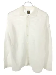 BATONER バトナー 23SS STUDIOUS別注 SUMMER POLO CARDIGAN サマーポロカーディガン ホワイトのサムネイル