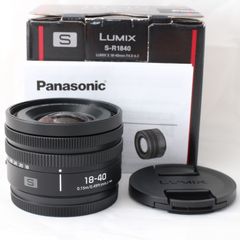 ☆新品級☆ Panasonic LUMIX S 18-40mm F4.5-6.3 S-R1840 ブラック パナソニック フルサイズ ルミックス Lマウント #3809