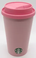 【中古】マグカップ･湯のみ ロゴ(中央下部/ピンク) タンブラー 「スターバックスコーヒー」