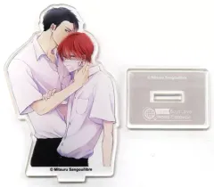 【中古】アクリルスタンド・アクリルパネル 参号ミツルイラスト アクリルスタンド 「マスク男子は恋したくないのに」 リブレBLワールドキャラバン in ジャパングッズ