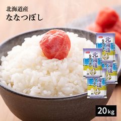 米 20kg 北海道産 ななつぼし 令和6年産 お米 単一原料米 おくさま印 送料込み