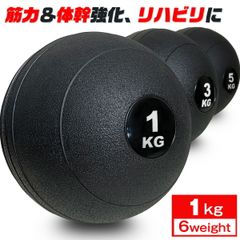 KaRaDaStyle メディシンボール 1kg スラムボール ウェイトボール PVC ソフト 体幹 インナーマッスル トレーニング ボール 筋トレ 球技 陸上 エクササイズ 筋トレ器具 室内 跳ねない 非バウンド