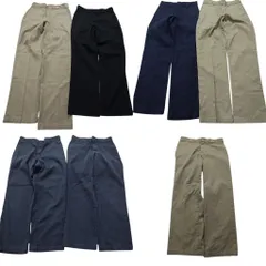 古着卸 まとめ売り ディッキーズ Dickies 874 ワーク パンツ 7枚セット (メンズ 30 /32 ) チノパン 単色 ネイビー 紺 中古 古着 NA8527