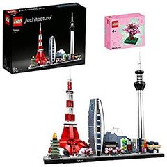 【中古】「未使用品」【メーカー特典】 レゴ(LEGO) アーキテクチャー 東京 21051+さくら ミニセット(日本限定)付き