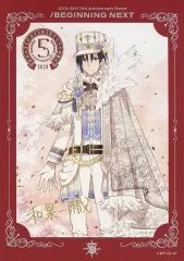 【中古】原画イラストボード アイドリッシュセブン 5th anniversary event /beginning next 箔押しサイン入りポートレート 和泉一織